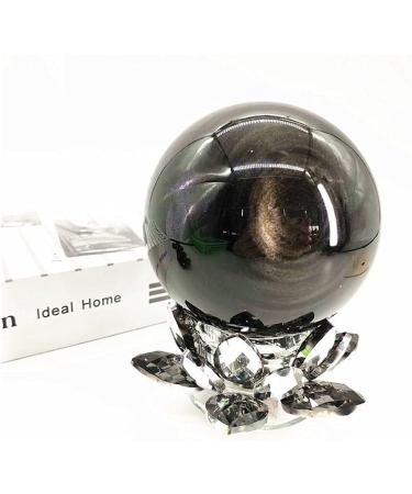 Collection Natural Obsidian Cat Eye Balls Reiki Healing Feng Shui Decorative Gemstone Balls - Buy Online on GoSupps.com