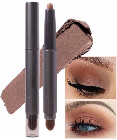 Eyeshadow Stick | Shimmer Cream Eye Shadow Pencil | Longwear Smudge-Proof Eyeshadow Cream Eye Shadow Pencil Crayon Brightener Makeup Sritob 03# Clay Color - Buy Online on GoSupps.com