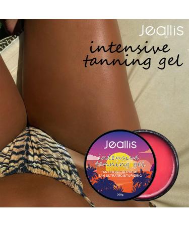 Extreme Dark Intensive Tanning Luxe Gel Watermelon - Tan Accelerator for Outdoor & Tanning Beds | 6.8oz Sun Tanning Butter for Faster Darker Tan - Buy Online on GoSupps.com