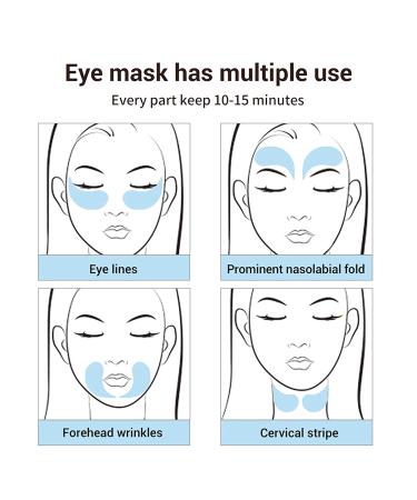 Lanbena Hyaluronic Acid Hydra-Gel Eye Mask - Collagen Eye Patches for Dark Circles & Eye Bags - Moisturizing Skin Care Gel (New Packaging) - Buy Online on GoSupps.com
