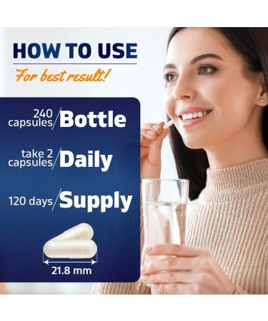 Vitamatic Alpha Lipoic Acid (ALA) 600mg Per Serving - 240 Vegetable Capsules - 120 Servings - Non-GMO & Gluten Free-2 Pack - Buy Online on GoSupps.com