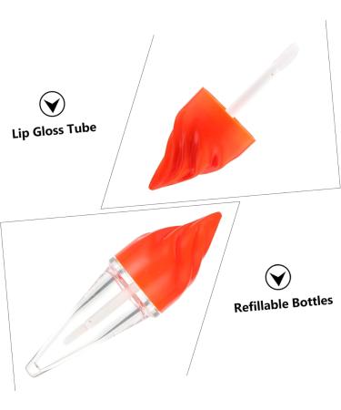 PENIKOKO 6Pcs Refillable Lip Gloss Tubes in Ice Shape Lightweight Reusable Cosmetic Lip Balm Containers for Take On The Go Lip Balm Lipstick - Buy Online on GoSupps.com