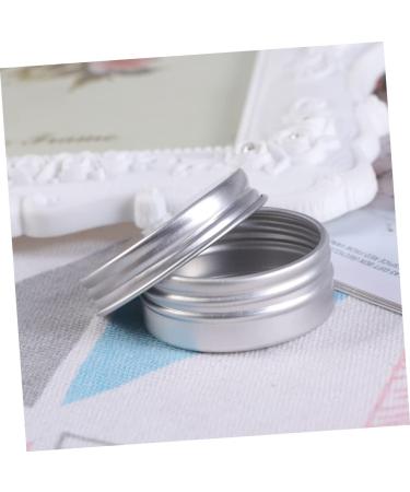 MAGICLULU Box Cream Jars with Lids Screw Metal Tins Refillable Empty Tin Jar Tealight Tin Holder Small Round Metal Tin with Lid Toiletry Labels Cosmetic Bottle Mini Bracket Travel - Buy Online on GoSupps.com