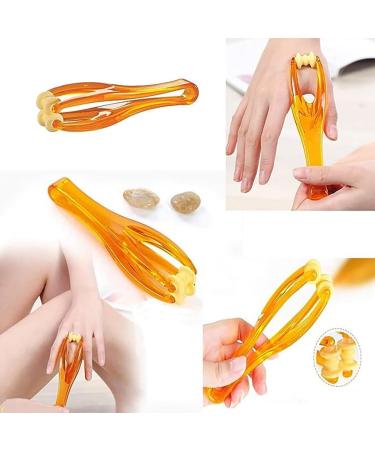 Dohteck 2-Part Roller Massage Device for Finger & Hand Massage | Boost Blood Circulation & Relieve Hand Pain | International Shipping - Buy Online on GoSupps.com