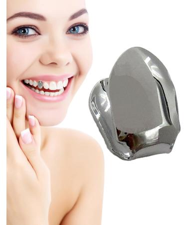 Gold Teeth Caps 14k Gold Finish Small Single Tooth Top | Gold Plated Realistic Fake Teeth Grills Gold Finish Eye Catching and Stylish Tooth Caps for Women and Men Besreey Black Tarnish - Buy Online on GoSupps.com