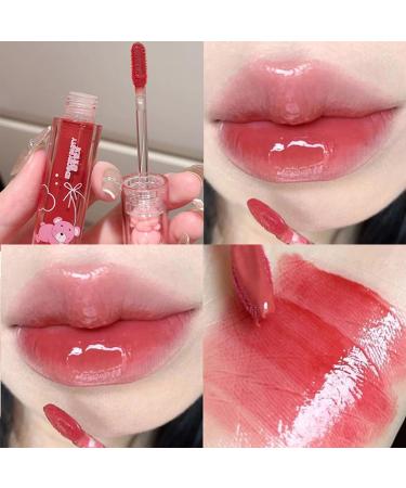 Shop 3 Colors Bear Lip Gloss | Moisturizing & Waterproof Jelly Lip Tint - Cute Liquid Lipstick for Lips & Cheeks - Buy Online on GoSupps.com