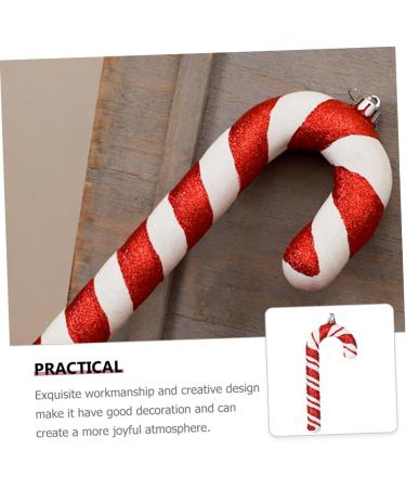 Alipis 1pc Christmas Ornaments Decor Mini Accessories Home Red Candy Tree Party Ornament Cosmetics Outdoor Red 15X7X2CM - Buy Online on GoSupps.com