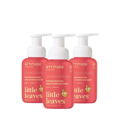 ATTITUDE Foaming Hand Soap for Kids EWG Verified Dermatologically Tested Plant- and Mineral-Based Ingredients Vegan Mango 10 Fl Oz (Pack of 3) Mango 10 Fl Oz (Pack of 3)