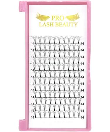 5D-C-0.07-12mm Pre Made Fan Eyelash Extensions - Short Stem Russian Volume Lashes - 12mm 5D-C-0.07 - Buy Online on GoSupps.com