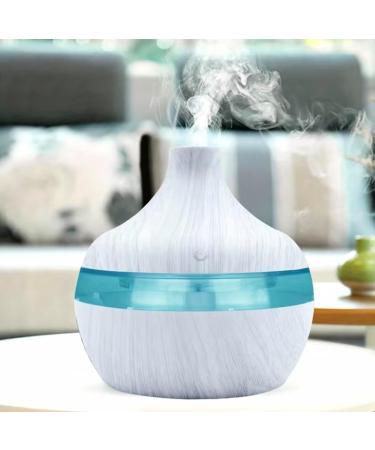 Mini USB Air Humidifier | Portable LED Light 130ml Mist Spray | Wood Grain Aroma Diffuser | Small Appliance for Bedroom Accessories - Buy Online on GoSupps.com