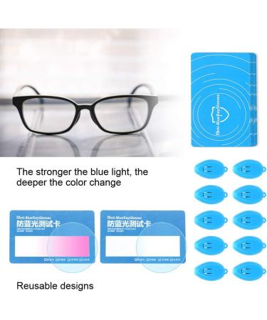 Zwindy Anti-Blue Light Glasses Test Card - 10 Set Professional Blue Light Test Supreme & Generator Card for Effective Eye Protection - Buy Online on GoSupps.com