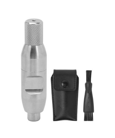 Buy Silver Nose Hair Trimmer | Mini Manual Tool for Gentle Ear & Nose Hair Removal - Perfect for Men Home Office & Travel - Buy Online on GoSupps.com