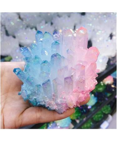 Natural Crystal Rough Very Beautiful Angel Titanium Quartz Stunning Rainbow Minerals (Color : 400-450g) - Buy Online on GoSupps.com
