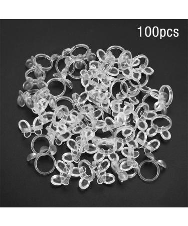 100 Pcs Nail Design Tips Rings - Clear Color Chart for Nail Polish Display | International Shipping - Buy Online on GoSupps.com