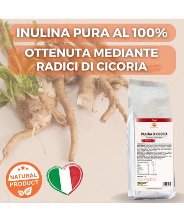 Bio Line - Inuline en poudre de chicor e soluble dans l'eau 1 kg fibre v g tale pour r gularit intestinale produits alimentaires naturels sans gluten et excipients z ro sucre et mati res grasses - Buy Online on GoSupps.com