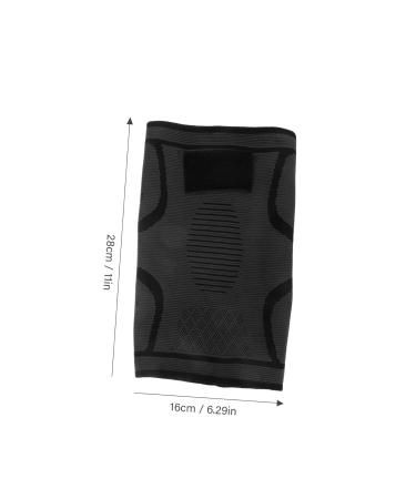 Optimized Meta Title: "Happyyami Lace-up Nylon Knee Pads - Comfortable Running Knee Protector & Support for Outdoor Activities | Portable Knee Brace - Perfect Fit 28x16 CM - Buy Now - Buy Online on GoSupps.com