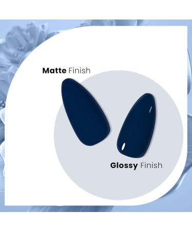 MAYCHAO 15ML Gel Nail Polish 1Pc Navy Blue Gel Polish Soak Off UV LED Fall Nail Polish Nail Art Starter Manicure Salon DIY at Home 0.5 OZ - Buy Online on GoSupps.com