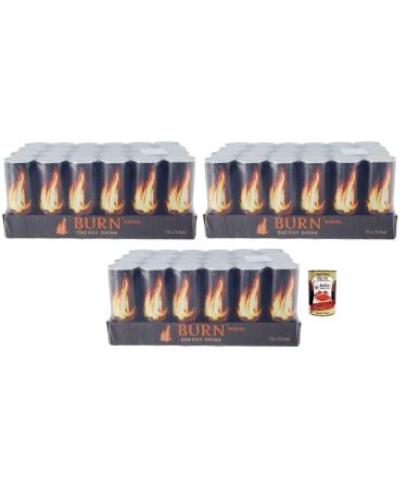 Italian Gourmet E.R. Burn Energy Drink Original 250ml Energy Drink with Taurine Caffeine Guarana and Vitamins B 250ml + Italian Tin Gourmet Polpa di Pomodoro 400g