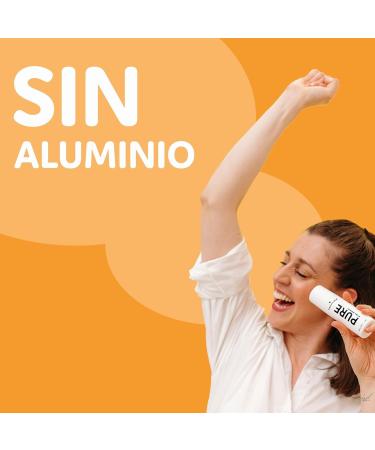  VIDALFORCE PURE Aluminum-Free Deodorant | Unscented | XXL 90ml | 71% Organic & 100% Natural | 100/100 on Yuka | Organic Roll-On | For Women & Men - Buy Online on GoSupps.com