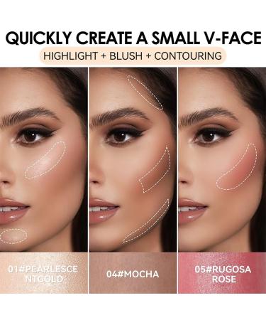 Shop Waterproof Contour Stick Highlight Stick & Blush Stick for Flawless 3D Facial Shaping - Long-Lasting Makeup (06#ESPRESSO) - International Shipping Available - Buy Online on GoSupps.com