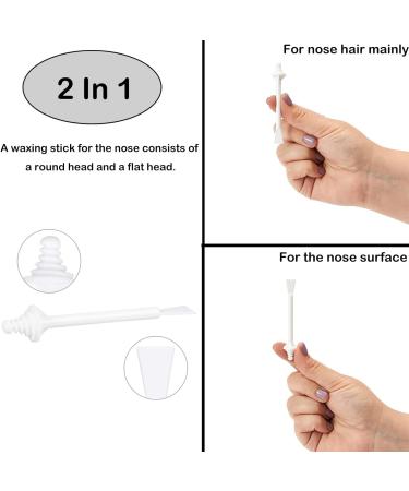 50 Pcs Nose Wax Sticks - Multifunctional Beauty Tool for Nostril Cleaning and Hair Removal - Plastic Wax Wands for Nose, Eyebrow, and Facial Hair - Buy Online on GoSupps.com