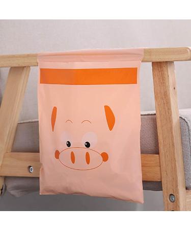Car Trash Bag | Multi-Purpose Trash Bag Adhesive Vomit Bags Water-Proof Garbage Bag for Motion Sickness Bedroom Riastvy 15 Pink Pigs - Buy Online on GoSupps.com