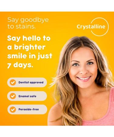 Teeth Whitening Strips for Sensitive Teeth - Enamel Safe 42 Pcs Deep Stain Removal 21 Treatments Natural Ingredients Mint Freshness - Buy Online on GoSupps.com