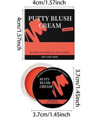  Holdes Cream blush long-lasting natural moisturizing care | Versatile cream blush makeup | Women Girls Mature Oily Skin Dates Daily Use Travel Parties Commute Sports - Buy Online on GoSupps.com