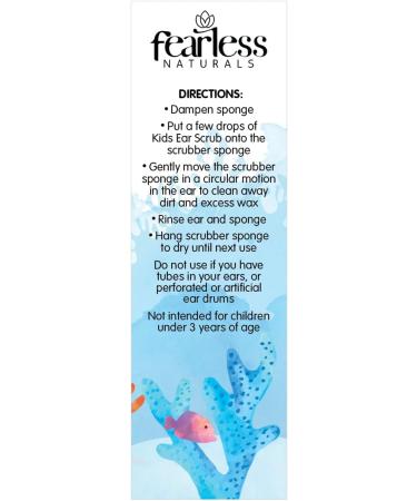 Kids Ear Scrub Daily Cleaner - Natural Ear Wax Removal for Kids & Adults - 2 Fl Oz - Buy Online on GoSupps.com