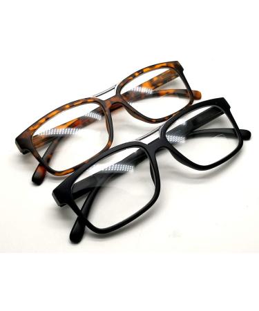 Buy 2 Pair Bifocal Reading Glasses for Men & Women - Spring Hinges Clear Lenses All Strengths Available - Shop Internationally - Buy Online on GoSupps.com