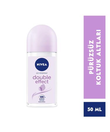 Nivea Double Effect Violet Senses Roll-On Deodorant 50ml | Pack of 3 | International Shipping - Buy Online on GoSupps.com