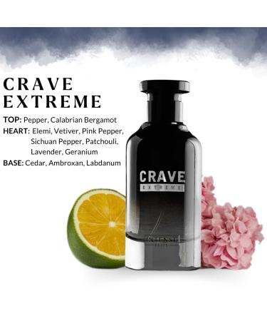 Crave Extreme Arabian Perfume for Men Long Lasting Perfume 100ML (3.4Oz) Eau De Parfum Men With Spicy Pepper & Floral Woody Notes Crave Extreme EDP Spray - Buy Online on GoSupps.com