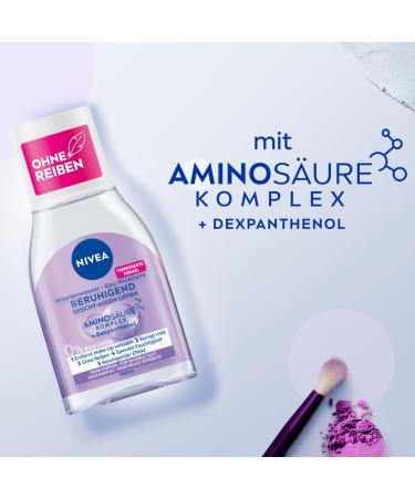 Nivea Calming Micelle Water for Sensitive Skin | Perfume-Free Facial Toner with Dexpanthenol & Amino Acids | Moisturizing Cleansing Water | 100ml - Buy Online on GoSupps.com