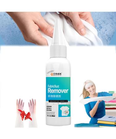 Fabric Rust Remover Fabric Rust Stain Remover for Clothes Strong Clothes Rust Remover Rust Copper Rust Water Rust Tea Rust (1PCS)