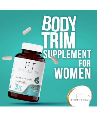 Formula Trim: Certified Organic Body Trim & Appetite Control Supplement for Women | Plant-Based Metabolic Regulator | Improves Digestion & Reduces Cravings | 30-Day Supply - Buy Online on GoSupps.com