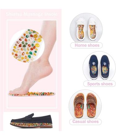 Cyn Orthopedic Shoe Inserts for Men & Women | Acupressure Magnetic Massage Insoles | Reflex Zone Pain Relief Gel Insoles (Size 36 EU) - Buy Online on GoSupps.com