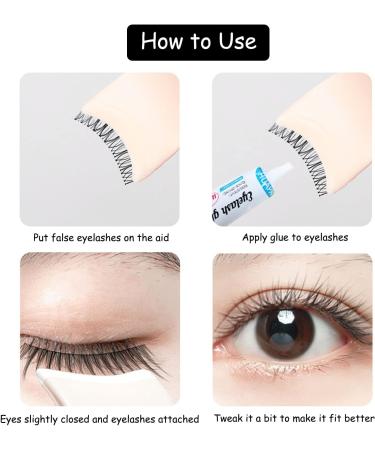 3 in 1 Eyelash Application Tool Kit Mascara Comb Eyelash Separator Portable Mini Eyelash Curler and False Eyelash Applicator Tweezers Extensions Clips Eyelashes Buddy Kit (1 set) - Buy Online on GoSupps.com