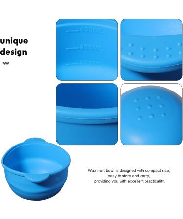 Minkissy Silicone Pot Wax Heating Insert | Non-Stick Wax Melting Warmer for Hair Removal | Replacement Silicone Bowl in Blue - Shop Internationally! - Buy Online on GoSupps.com