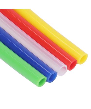 5pcs BPA-Free Baby Teeth Feeding Tubes - Food-Grade Silicone Freezable & Cookable Infant Teething Toys - Buy Online on GoSupps.com