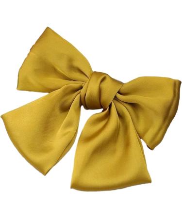 AFBORD Women Hair Barrette Daily School Hair Barrette Satin Yellow - Buy Online on GoSupps.com
