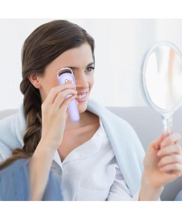 Heated Eyelash Curler Electric Eye Lash Curlers Rechargeable Eye Lash Curler Rapid Heat-up Eye Lash Curler with Temperature Control 3 Modes Silicone Pad for Natural Eye Lashes for Outdoor Activity Purple - Buy Online on GoSupps.com