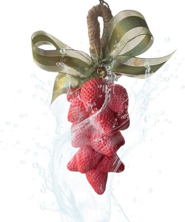 Savon Nettoyant Barre en Forme de Fraise | Savon Visage sur Cordon claircissant Hydratant Esth tique pour le Bain Soin D coratif Corps - Buy Online on GoSupps.com