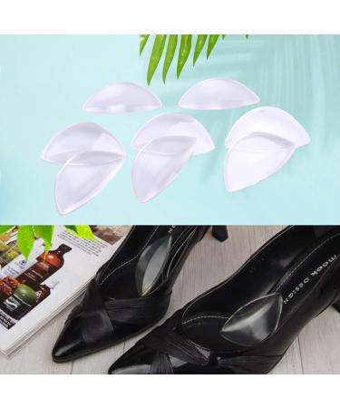 DOITOOL 4Pairs Arch Support Insoles Adhesive Foot Arch Support Gel Pads Silicone High Arch Cushions for Women for Flat Feet (Transparent) - Buy Online on GoSupps.com