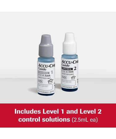 Accu-Chek Guide Me Glucose Monitor Kit - 200 Test Strips & Control Solution - Buy Online on GoSupps.com