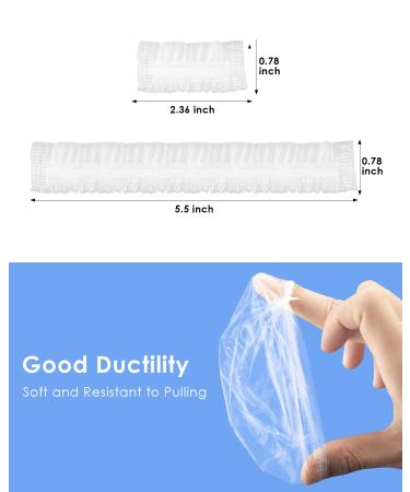 200 Pack Disposable Shower Ear Covers 13cm - Waterproof Ear Protectors for Hair Dye - Ear Shower Caps - Buy Online on GoSupps.com