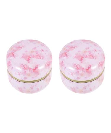 GRIRIW Mini Containers 2pcs Powder Puff Box Take a Bath Baby Storage Tank Loose Powder Containers 1