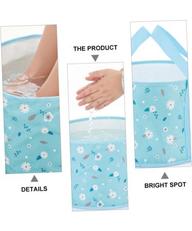 minkissy 1pc Folding Foot Basin Travel Foot Tub Foldable Wash Basin Water Basin Travel Foot Bath Travel Water Bucket Camping Water Pedicure Foot Spa Tub Barrels Pvc Water Container Portable - Buy Online on GoSupps.com