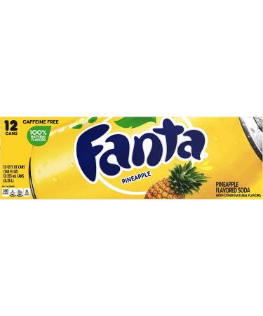 Fanta Fanta Pineapple 355 ml (Pack of 12)