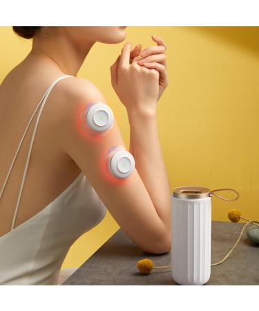 Portable Graphene Intelligent Magnetic Therapy Moxibustion Kit Heating Threpy Equipment with 1 Charge(1600mAh) Box 4 Magnetic Thermal Head(280mAh) 3-Gear Temp Adjustment - Buy Online on GoSupps.com