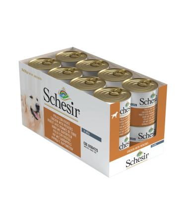 Schesir Dog Chicken with Potatoes Wet Dog Food 16 cans x 285 g